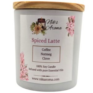 Niks Aroma Spiced latte Soy Candles