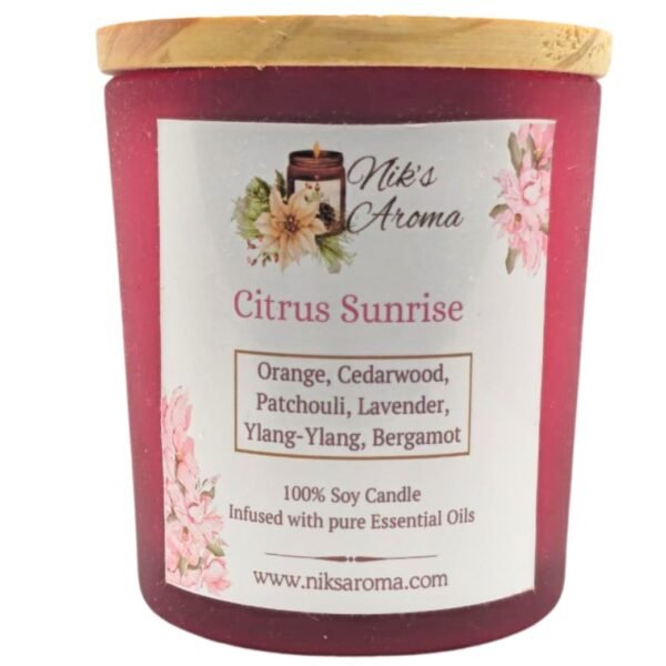 Niks Aroma Citrus Sunrise Soy Candles