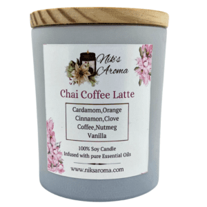 Niks Aroma Chai Coffee Latte Soy Candles