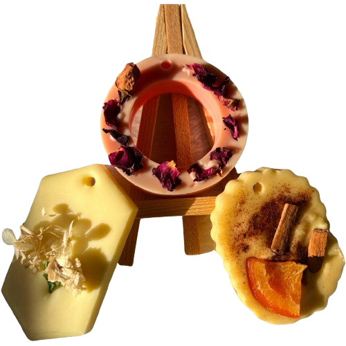 Niks Aroma Rose, Vanilla, Orange Wax Candles